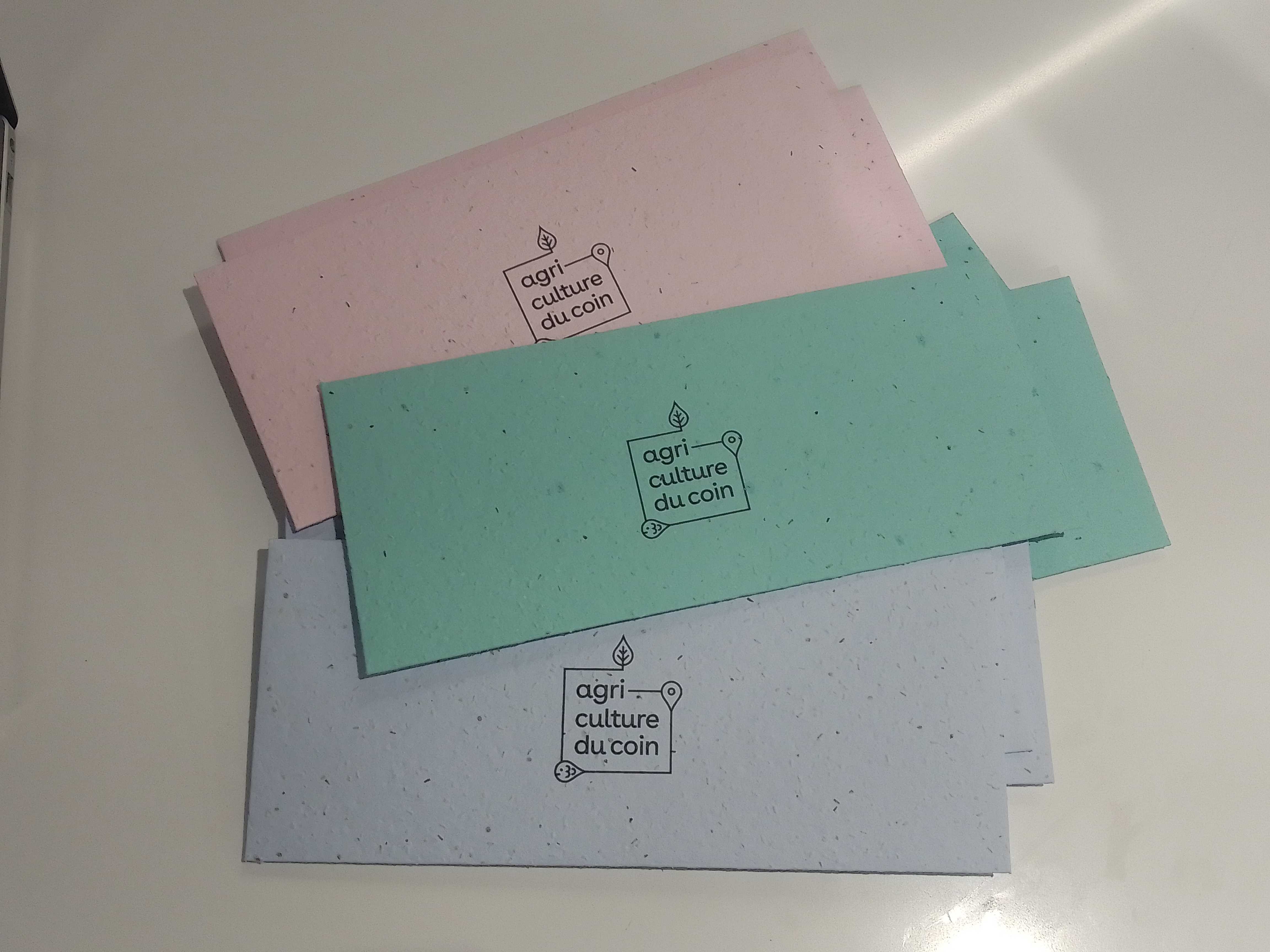 Enveloppes ensemencées avec logo - Botanical Paperworks