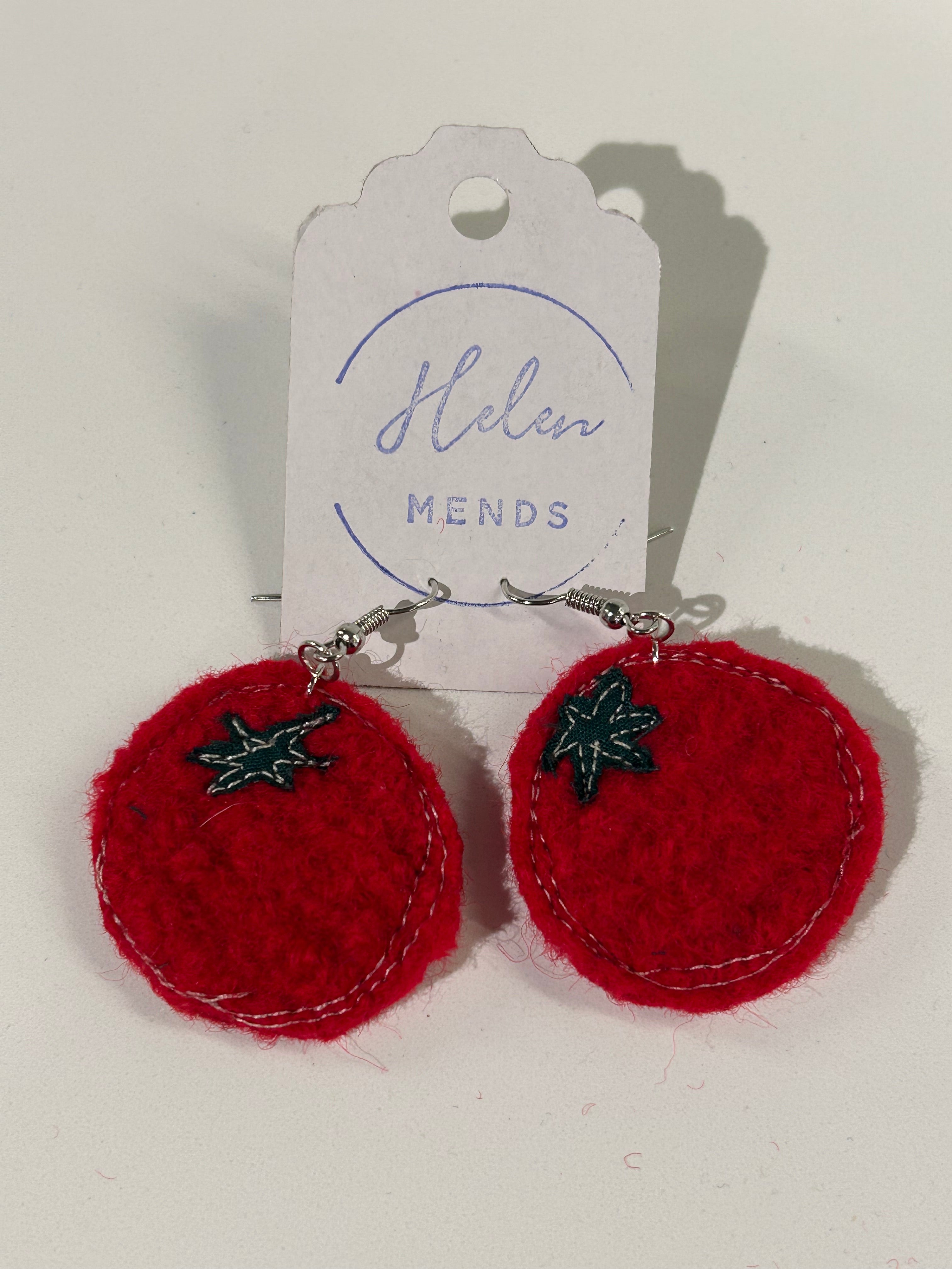 Boucles d'oreille Tomate - Helen Mends