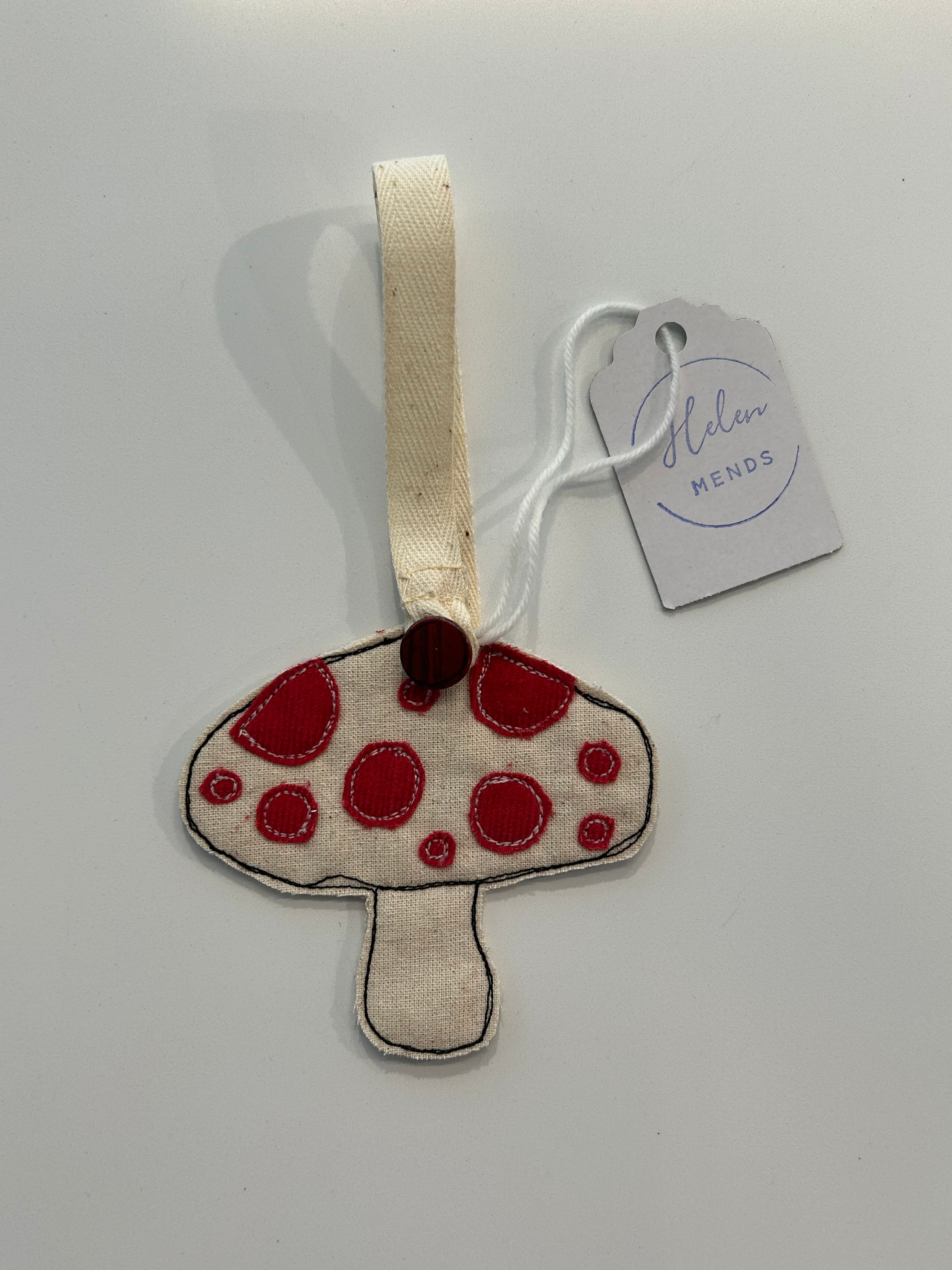 Charms de Sac - Bag Tags - Champignon Amanita muscaria - Helen Mends