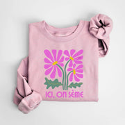 Ici on sème - rose