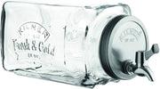 3L Drinks Fountain - Glass Fridge Drink Dispenser - Kilner