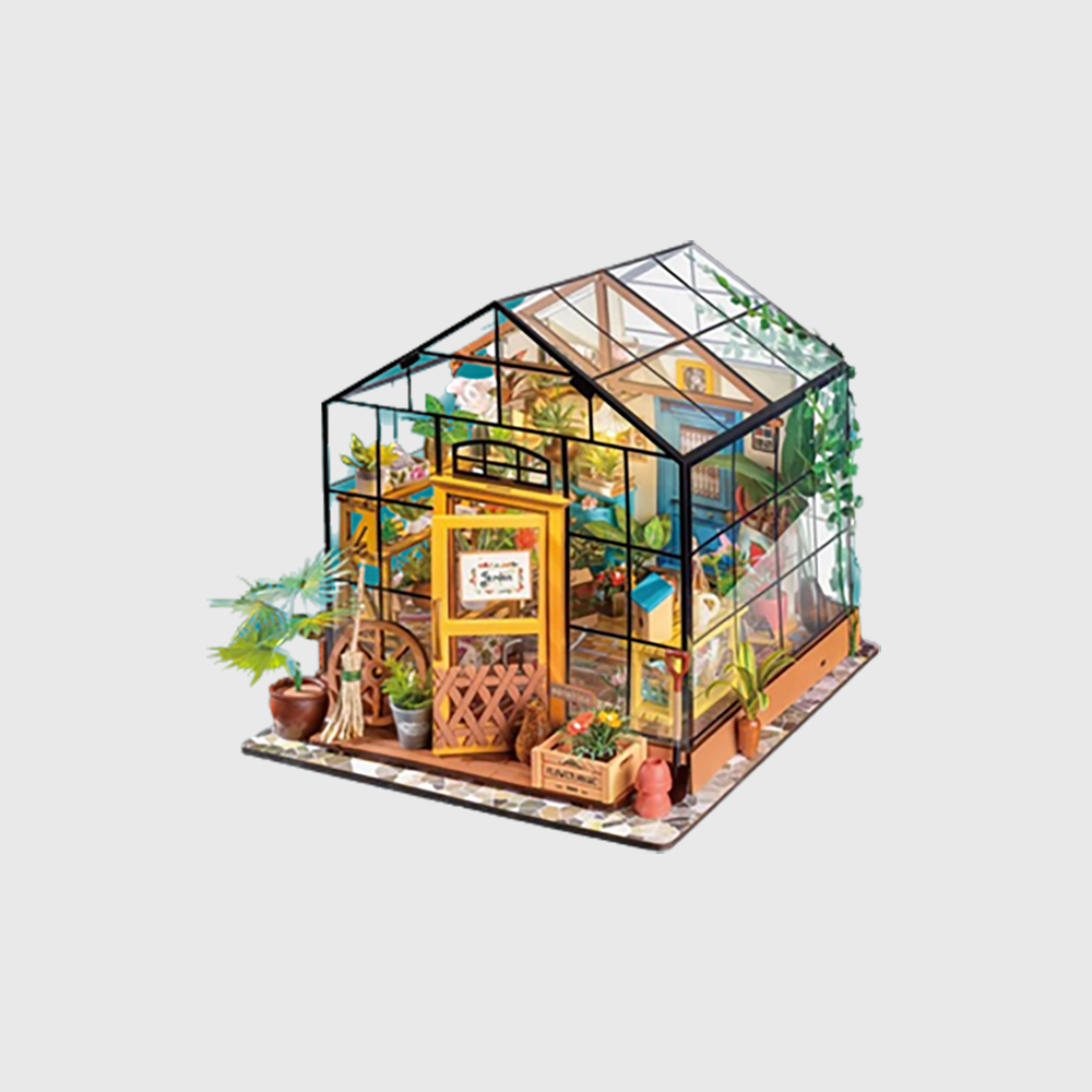 DIY Miniature House Kit: Cathy's Flower House