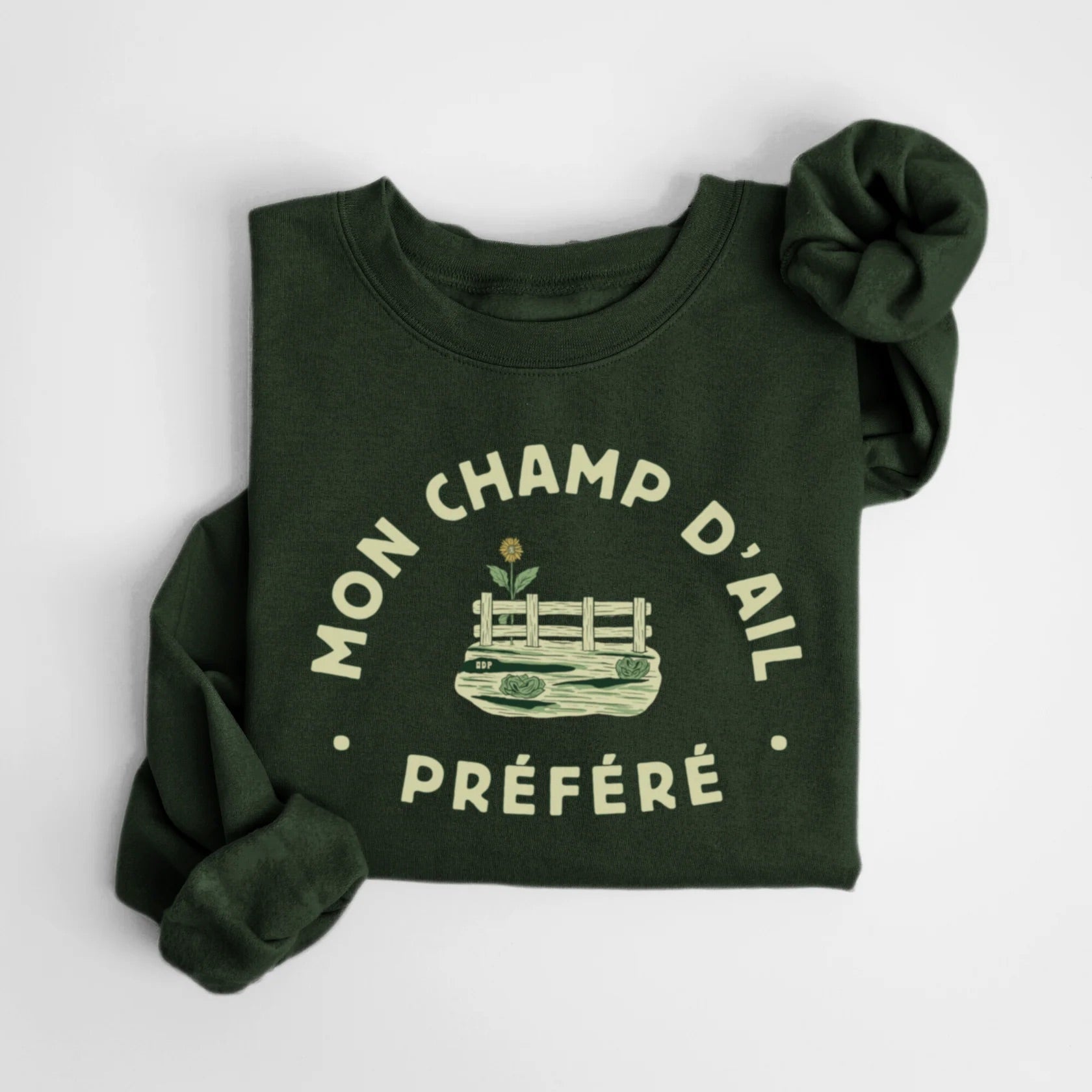 Mon champs d'ail - noir
