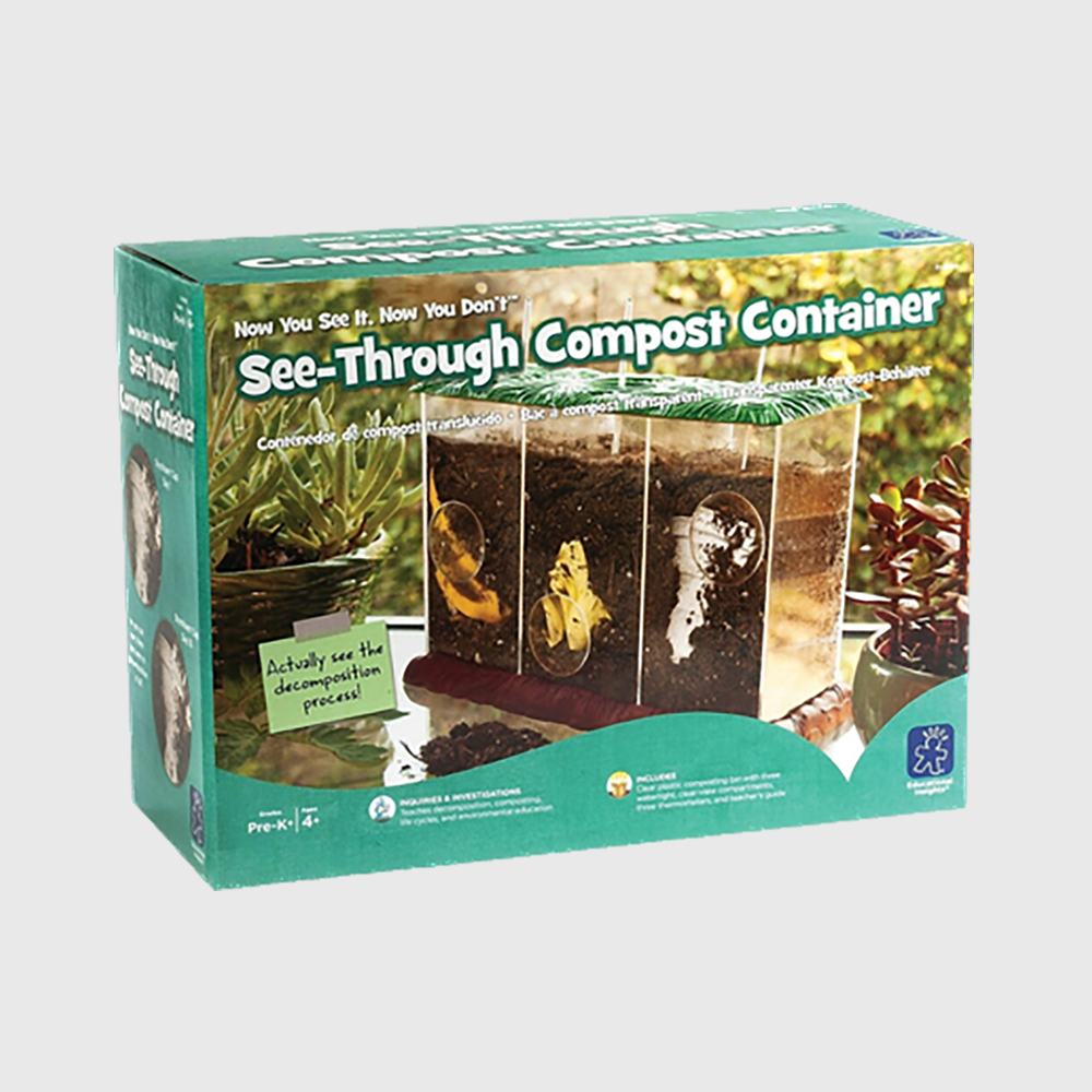 Now You See It, Now You Don't™ See-Through Compost Container