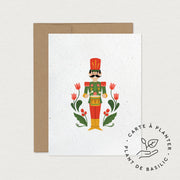 Flower Ink Seeded Card