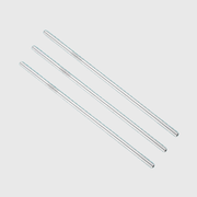 Straight stainless steel straw unit