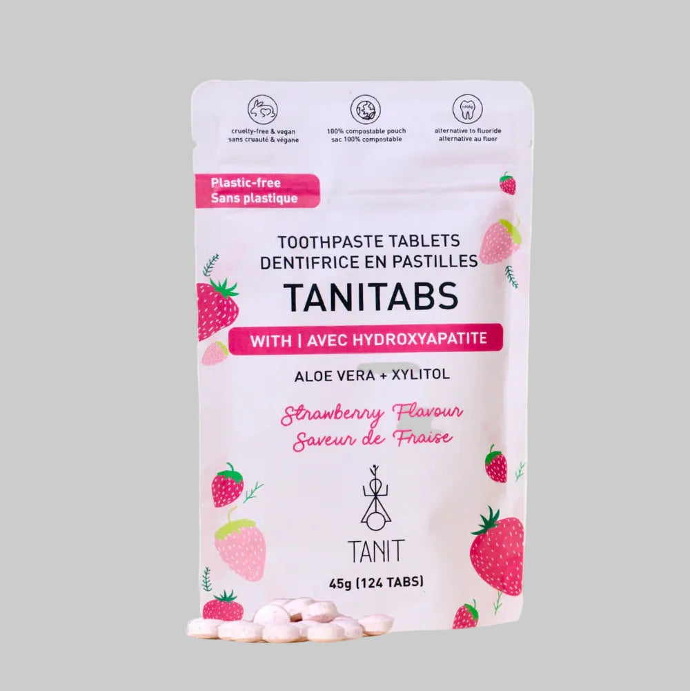 pastille dentifrice zéro déchets saveur fraise 