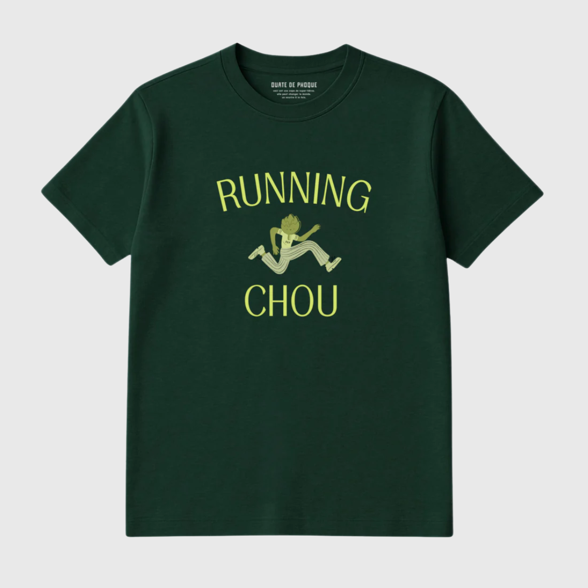 Running Chou en vert - tshirt