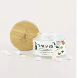 Strawberry Toothpaste Tablets - Reusable Jar - 124 Tablets