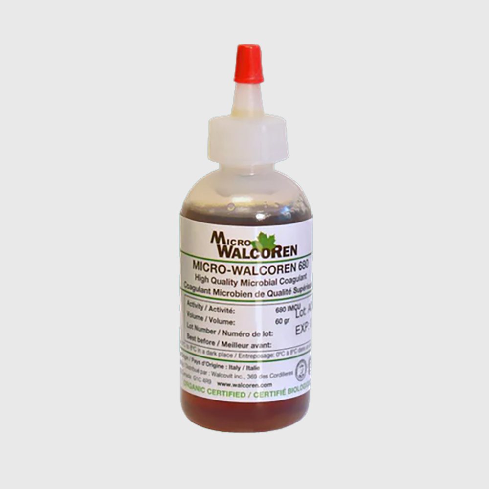 Organic liquid vegetable rennet - Triple concentration