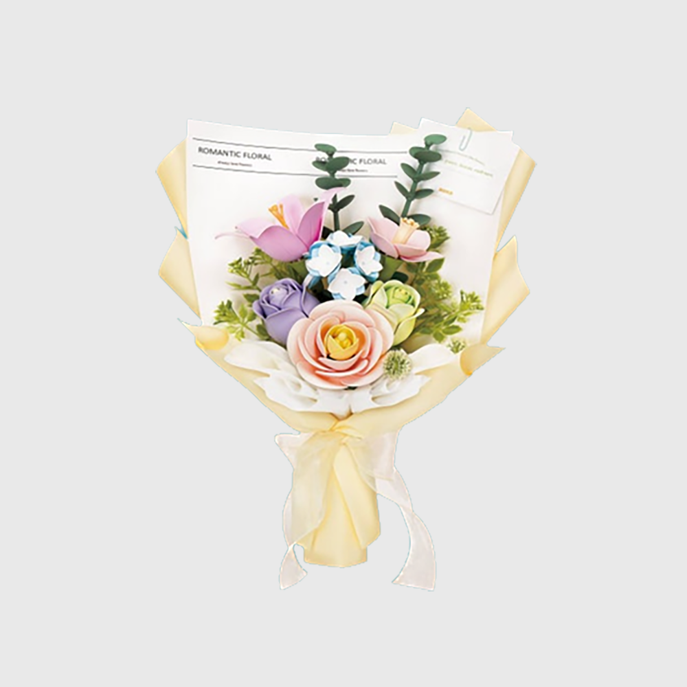 3D Plastic Flower Puzzle: Spring Bouquet