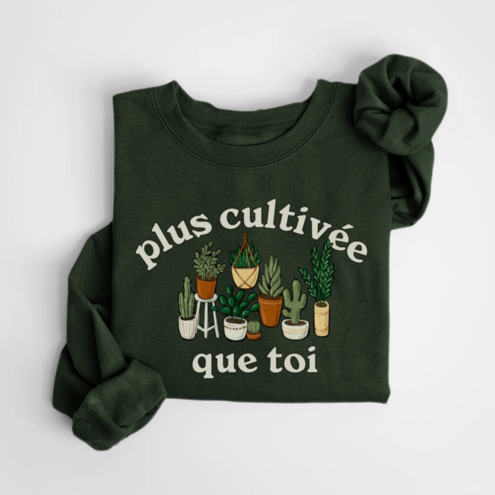 Plus cultivé que toi - vert