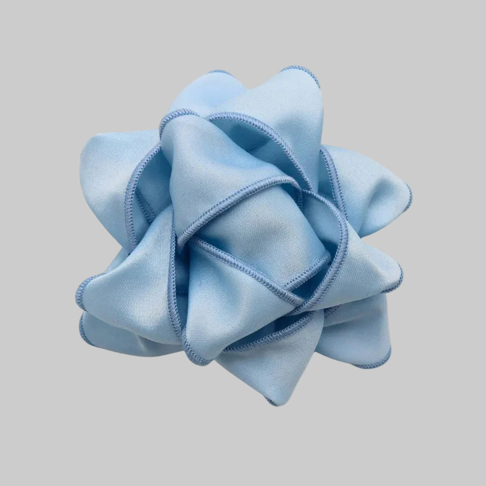 Chou à cadeau réutilisable avec pince - Bleu ciel