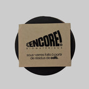 Coffee waste coaster - Encore! Biomaterials
