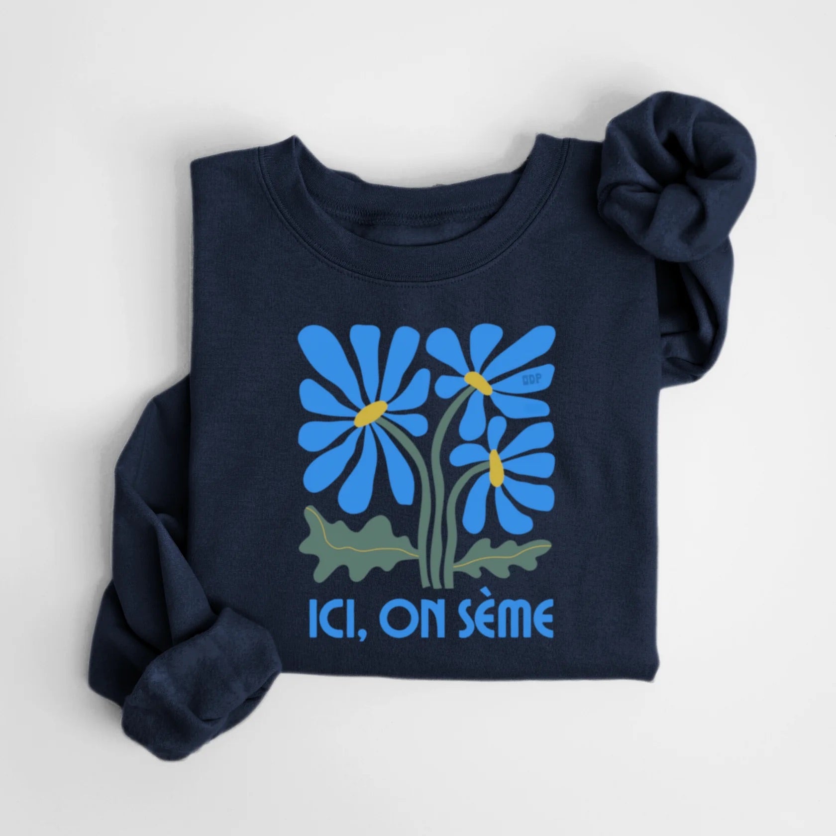 Ici on sème - bleu marine