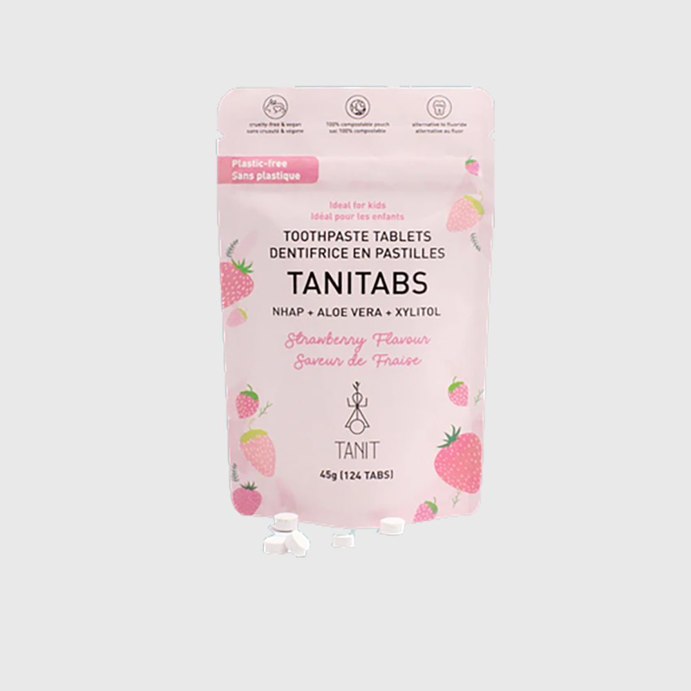 Strawberry Toothpaste Tablets - Compostable Refill 124 units