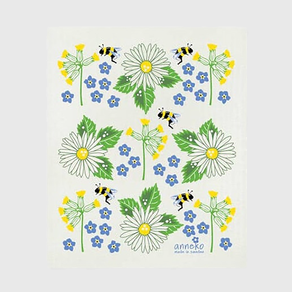 Swedish Blooms Tea Towel