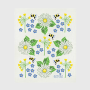 Swedish Blooms Tea Towel