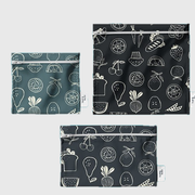Trio reusable lunch bags