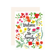 Carte de souhaits- Welcome to the family - Paige & Willow