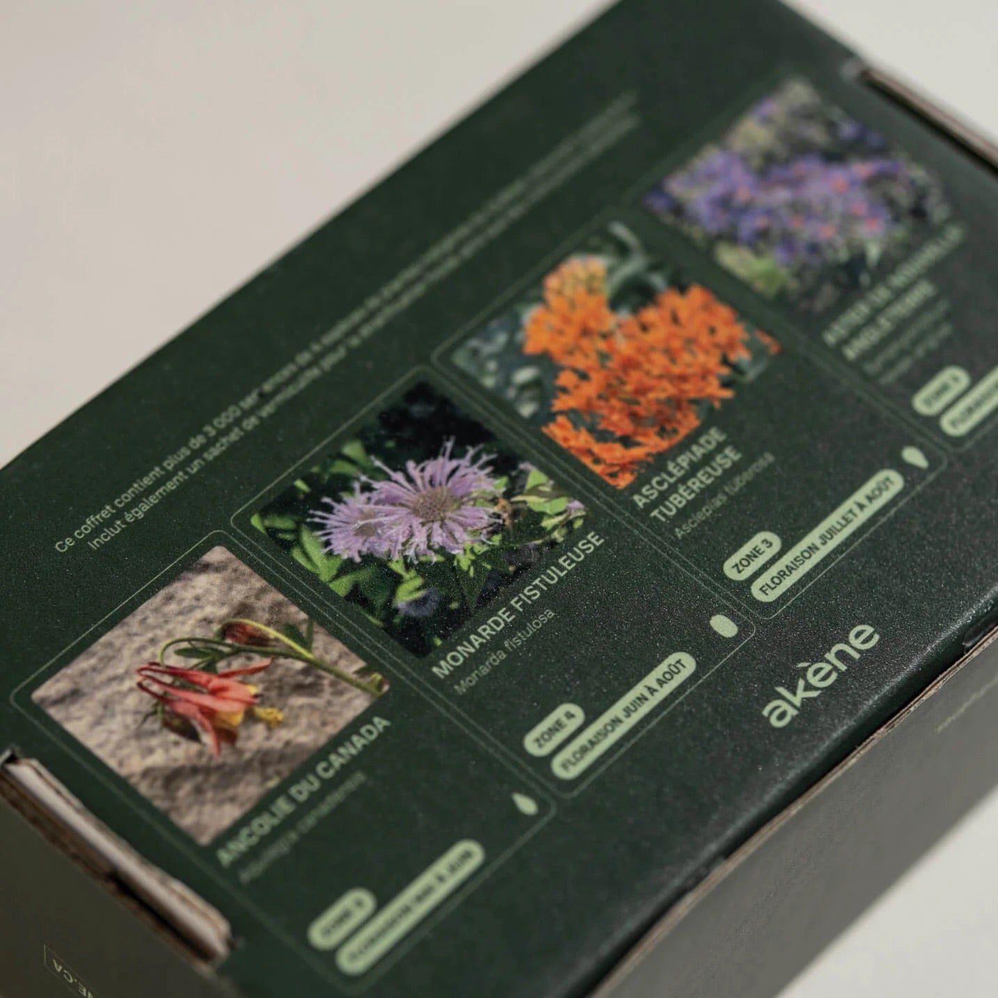 Biodiversity Island - Handcrafted box of native seeds from Quebec