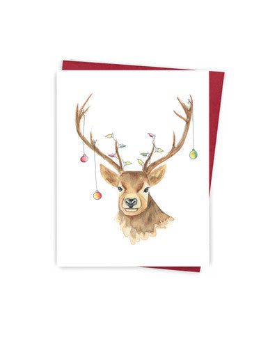 Carte de Noël avec son enveloppe - Hobeika Art