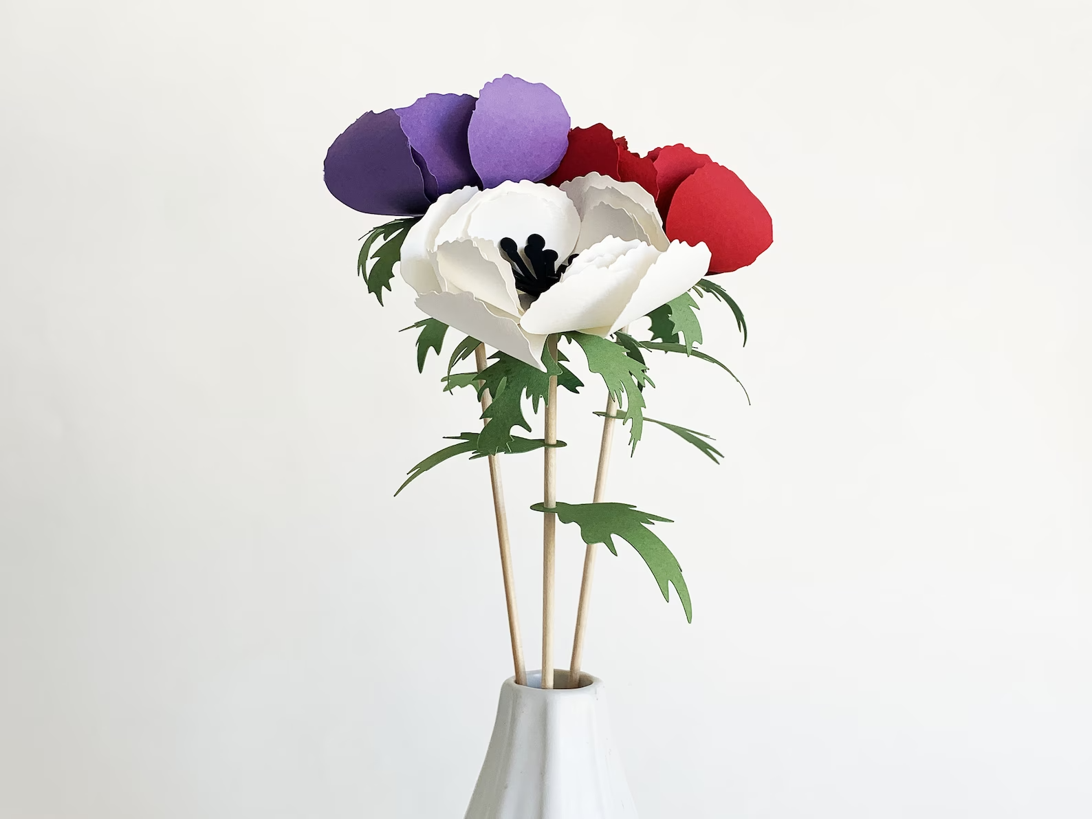 Kit pour fabriquer des fleurs en papier - Kikkerland