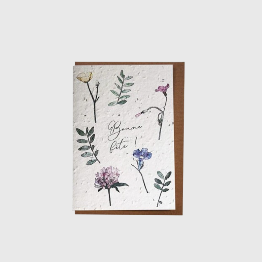 Carte ensemencée - Lili Graffitti - bonne fête