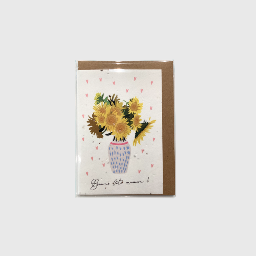 Carte ensemencée - Lili Graffitti - Bonne fête maman