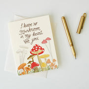 Carte de souhaits- I have so mushroom in my heart - Page & Willow