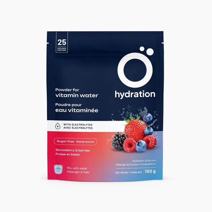 poudre pour eau vitaminée avec électrolytes