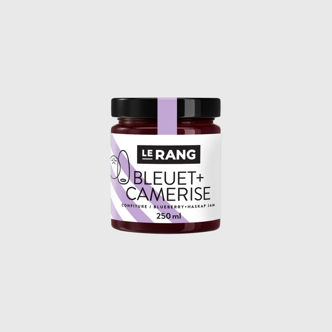 Confiture bleuet et camerise - Le Rang