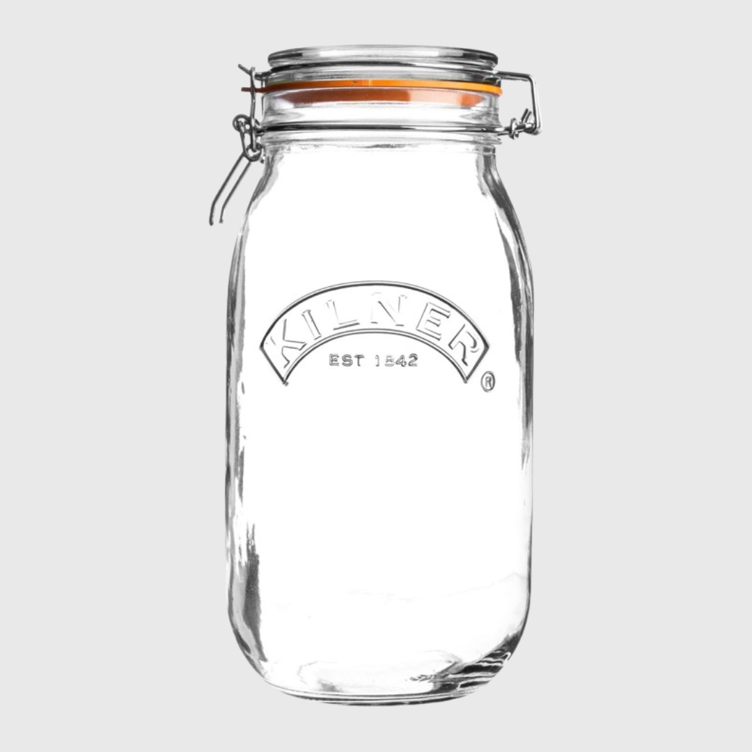 Kilner Bocal à clip 2 L - Round Clip top jar