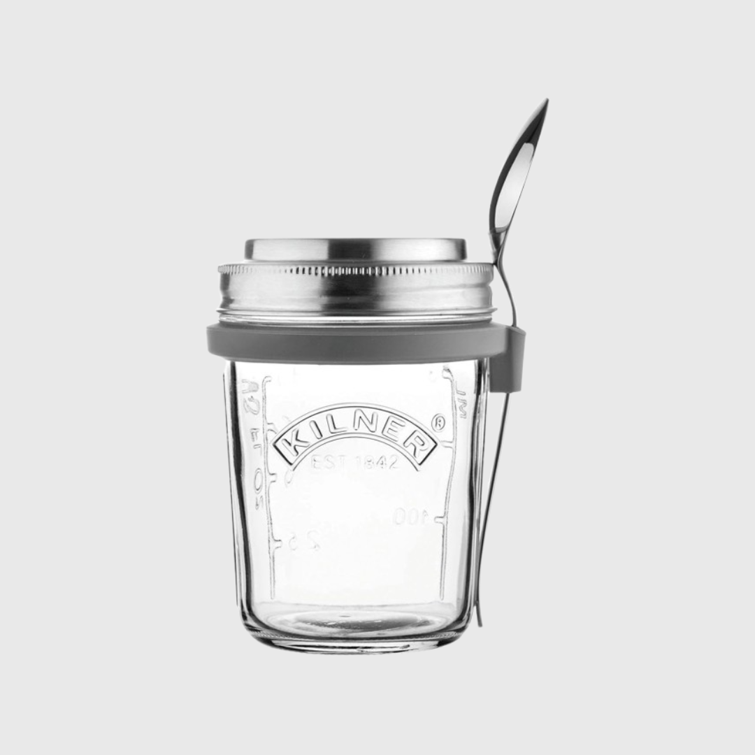 Kilner Ensemble pour petit-déjeuner - Glass Breakfast Jar Set