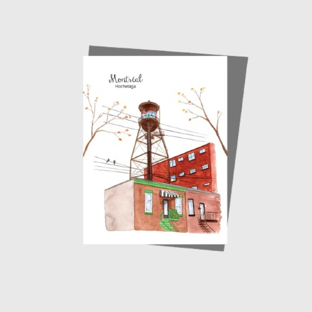 Carte de souhait avec enveloppe - Hobeika Art