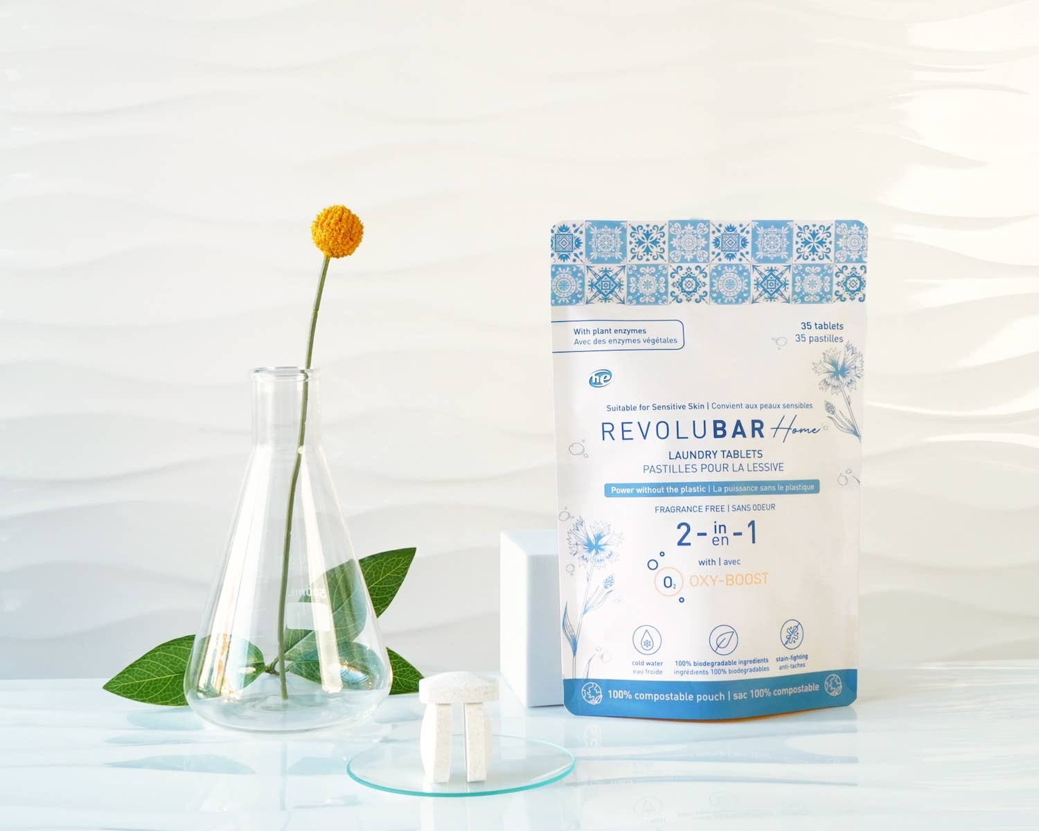 Laundry detergent tablets - Revolubar