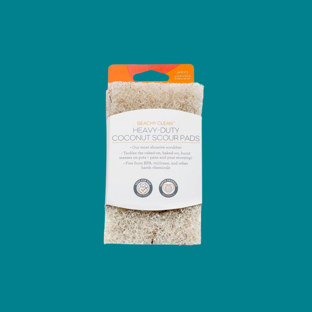 Coconut sponges / scouring pads - trio