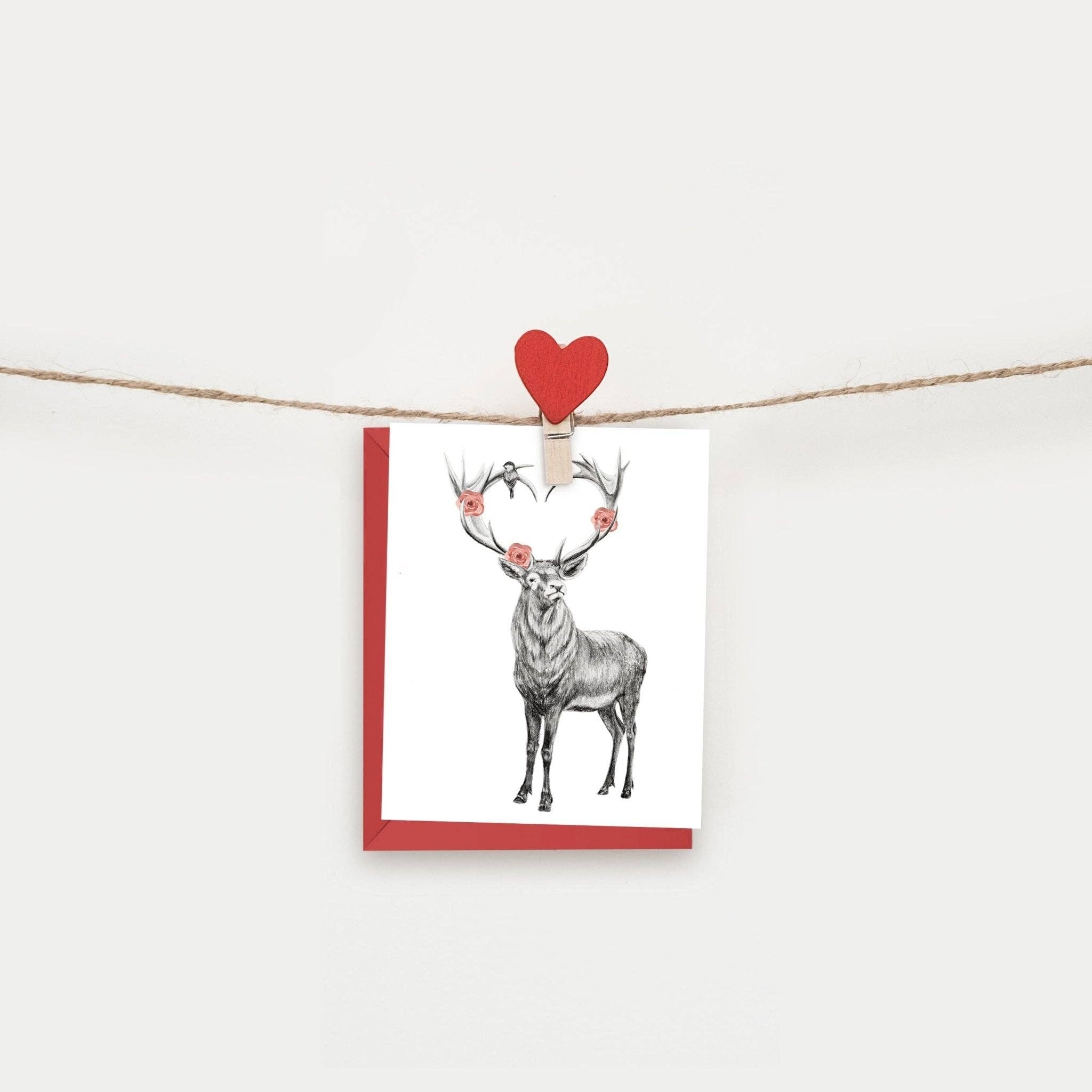 Deer card