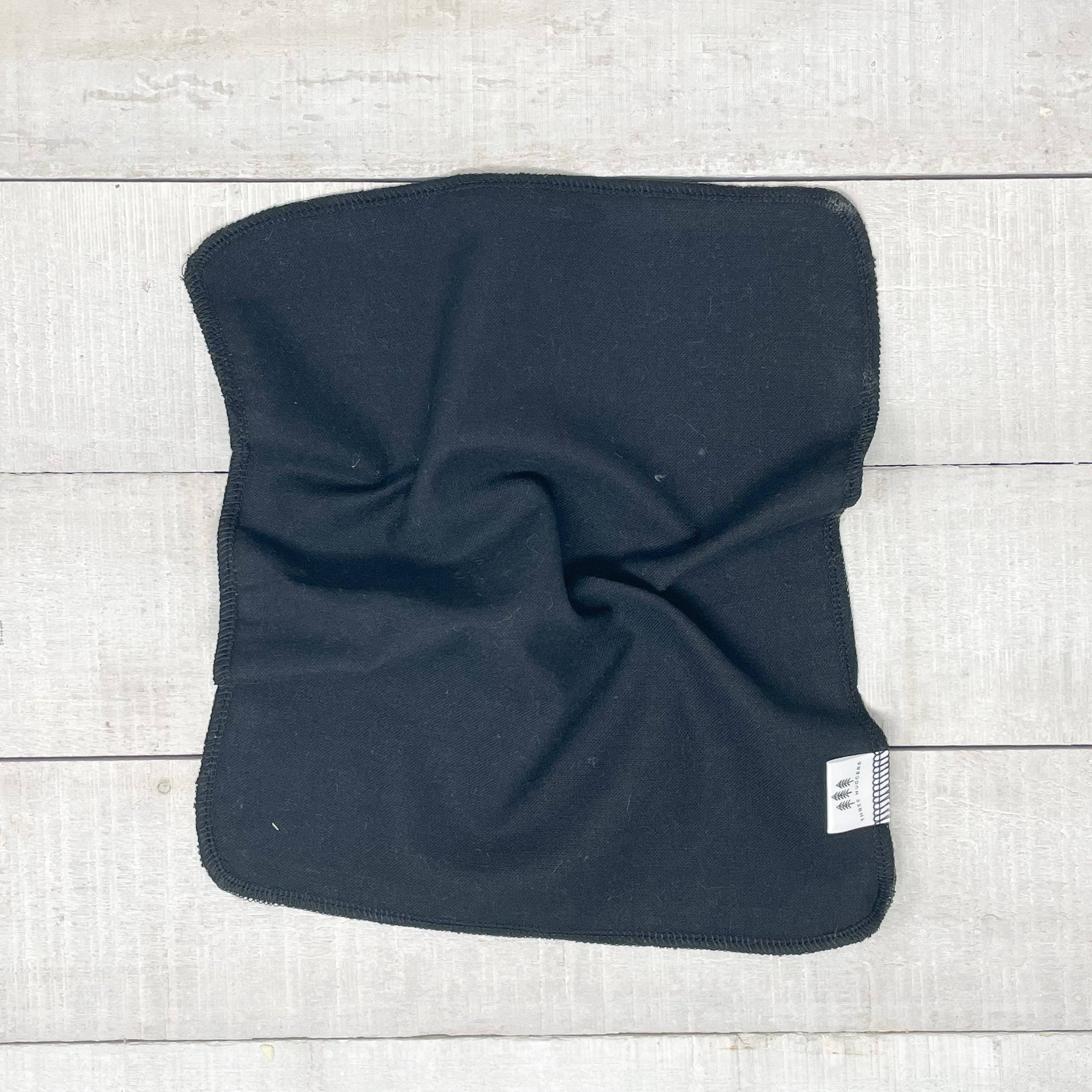 Reusable paper towels, black