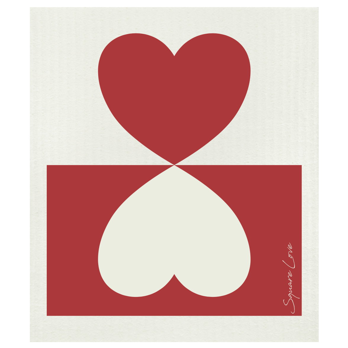 Swedish Hearts Tea Towel