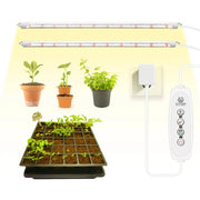 POWER GROW, 2-Foot Seed Starter Light, 5000K, 2-Pack