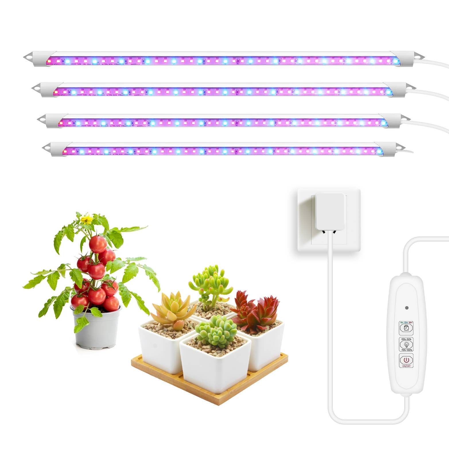 LED Grow Light Bars for Seeds and Hydroponics