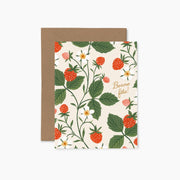 Fraises "Bonne fête" | Carte de voeux