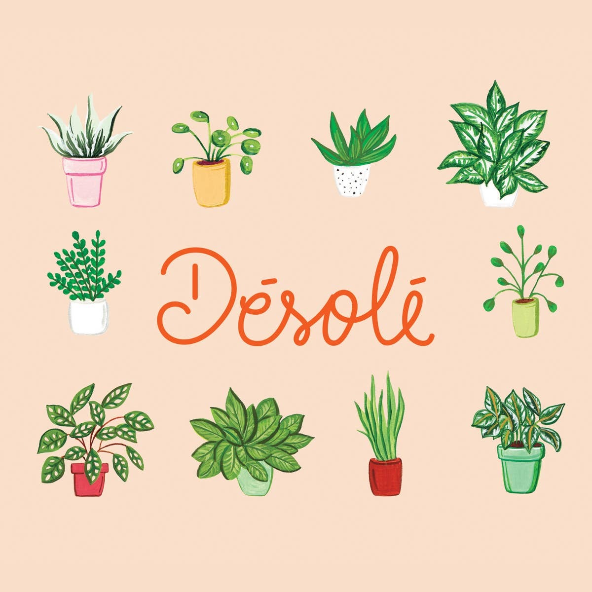 Desole Plants - Greeting Card