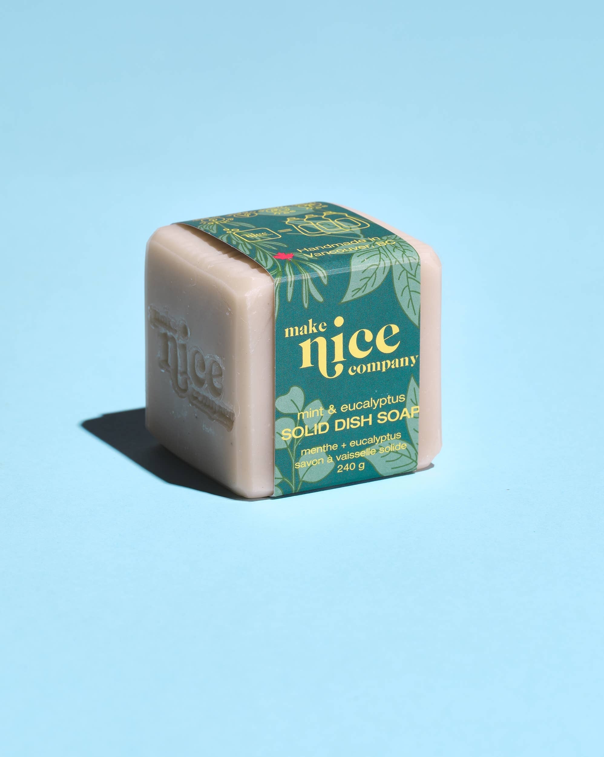 Mint &amp; Eucalyptus Solid Dish Soap