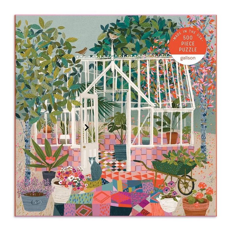 500 piece puzzle Greenhouse gardens