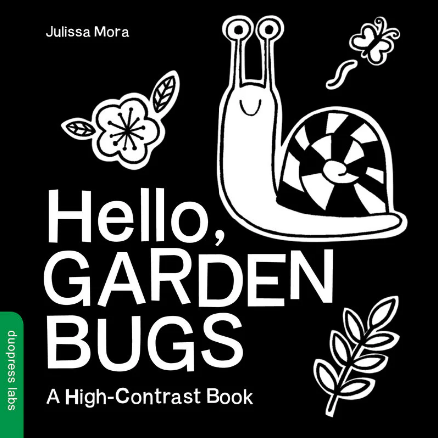 Hello, garden bugs - A high-contrast book