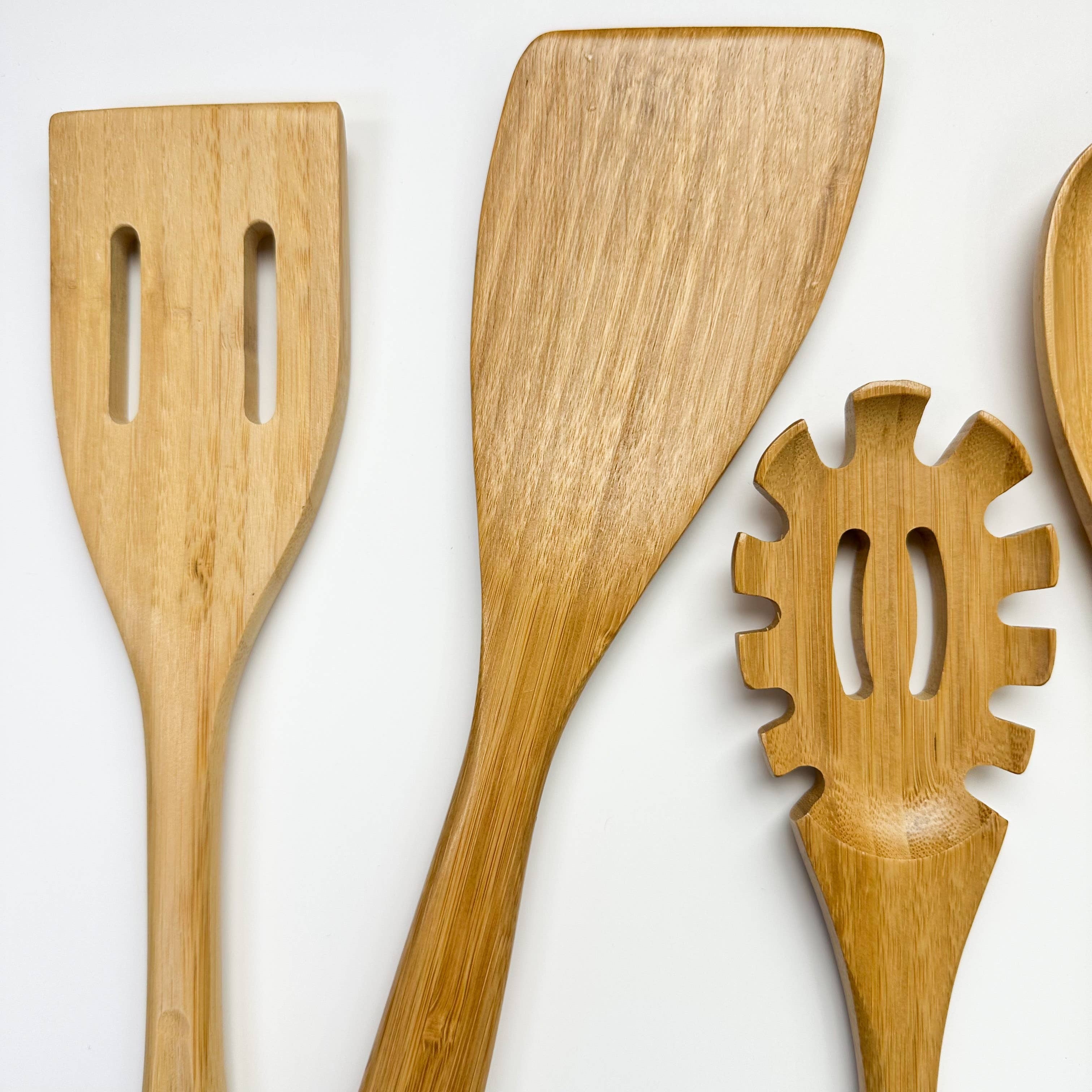 Premium Bamboo Utensil Set – Eco-Friendly &amp; Plastic-Free