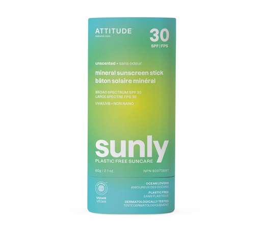 Bâton solaire minéral sans plastique FPS 30