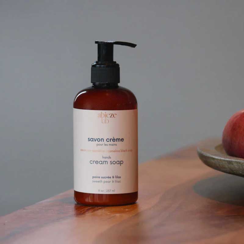 Savon crème pour les mains poire sucrée et lilas